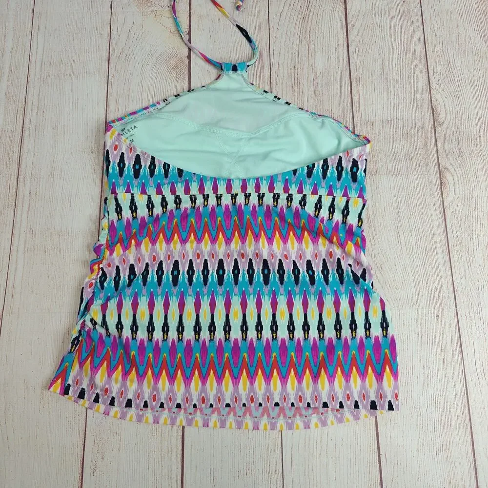 Athleta Boscabell High Neck Tankini sz M